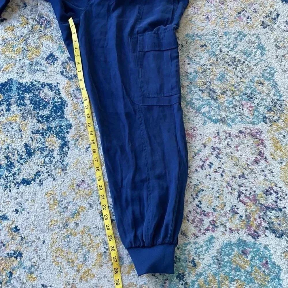 INC International Concepts navy utility jogger pants, cargo pockets. Women’s L